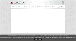 Desktop Screenshot of akomex.pl